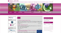 Desktop Screenshot of ircica.univ-lille1.fr