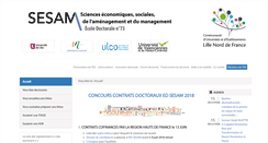 Desktop Screenshot of edsesam.univ-lille1.fr