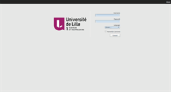 Desktop Screenshot of mail.univ-lille1.fr