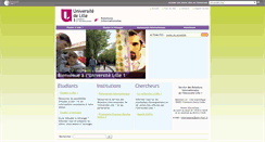 Desktop Screenshot of ci.univ-lille1.fr
