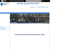 Tablet Screenshot of cours-geosciences.univ-lille1.fr