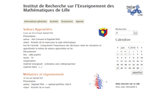 Desktop Screenshot of irem.univ-lille1.fr