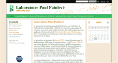 Desktop Screenshot of labomath.univ-lille1.fr