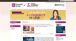 Desktop Screenshot of physique.univ-lille1.fr