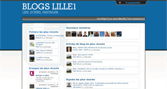 Desktop Screenshot of blogs.univ-lille1.fr