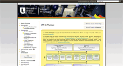Desktop Screenshot of master-physique.univ-lille1.fr