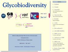 Tablet Screenshot of glycobase.univ-lille1.fr